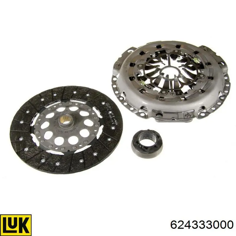 624333000 LUK Kit de embraiagem (3 peças)
