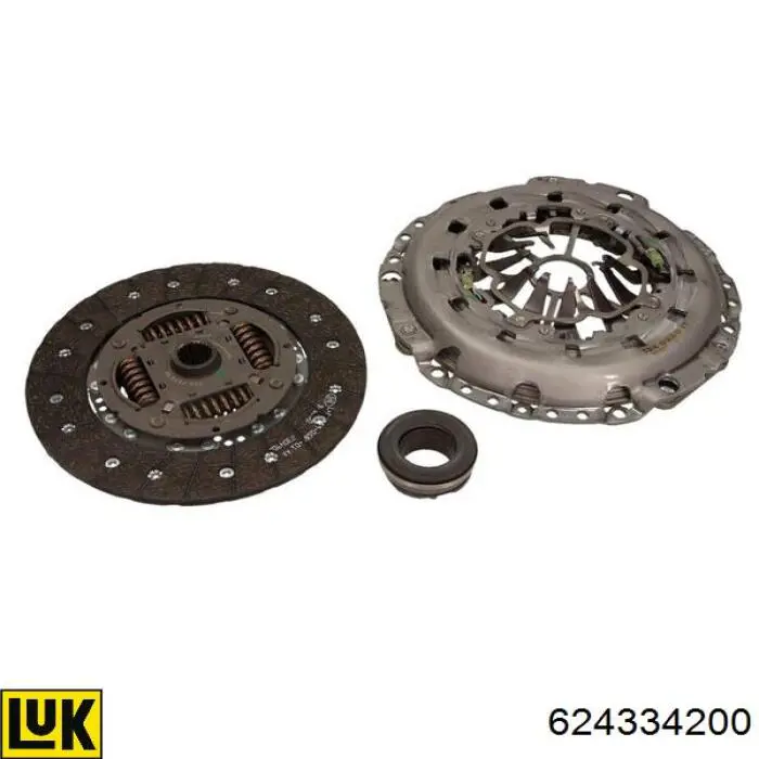 Compre 624334200 LUK Kit de embraiagem (3 peças)