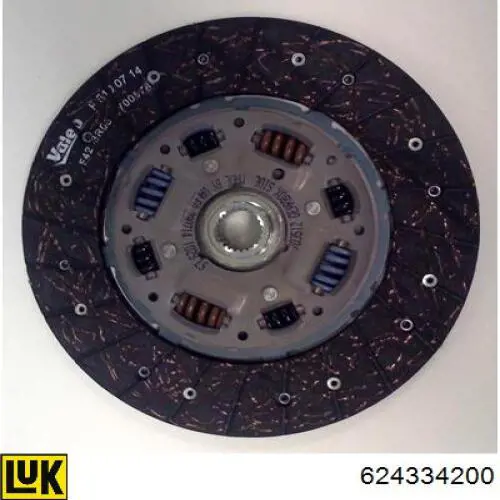 Kit de embraiagem (3 peças) LUK 624334200