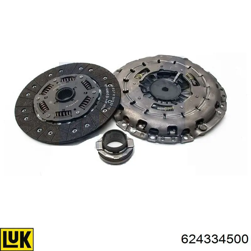 624334500 LUK Kit de embraiagem (3 peças)