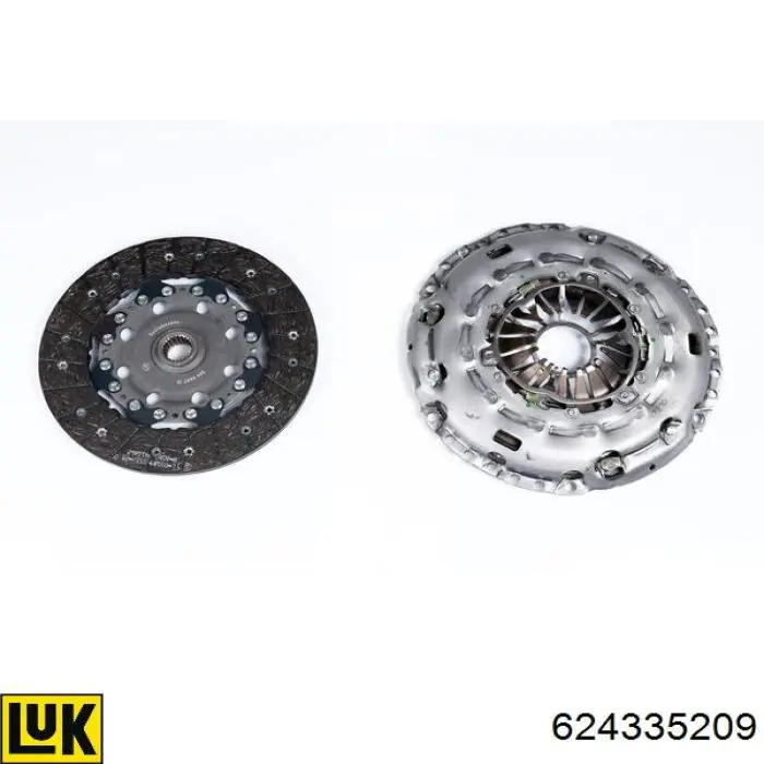 Compre 624335209 LUK Kit de embraiagem (3 peças)