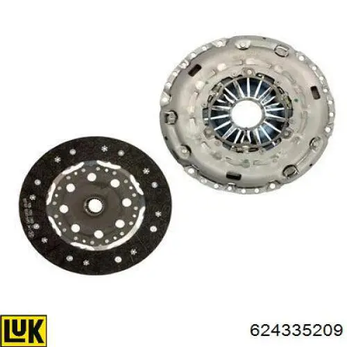 624335209 LUK Kit de embraiagem (3 peças)
