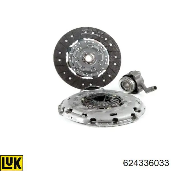 Kit de embraiagem (3 peças) LUK 624336033 preço, a partir de 487,01 USD