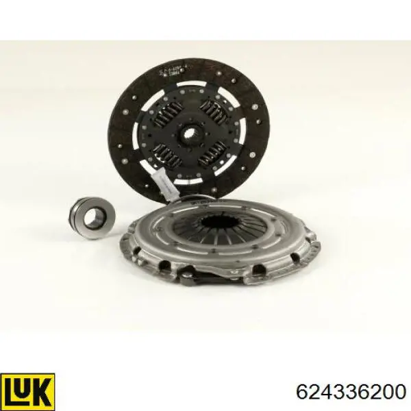 Compre 624336200 LUK Kit de embraiagem (3 peças)