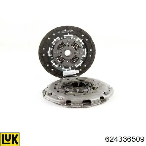 624336509 LUK Kit de embraiagem (3 peças)