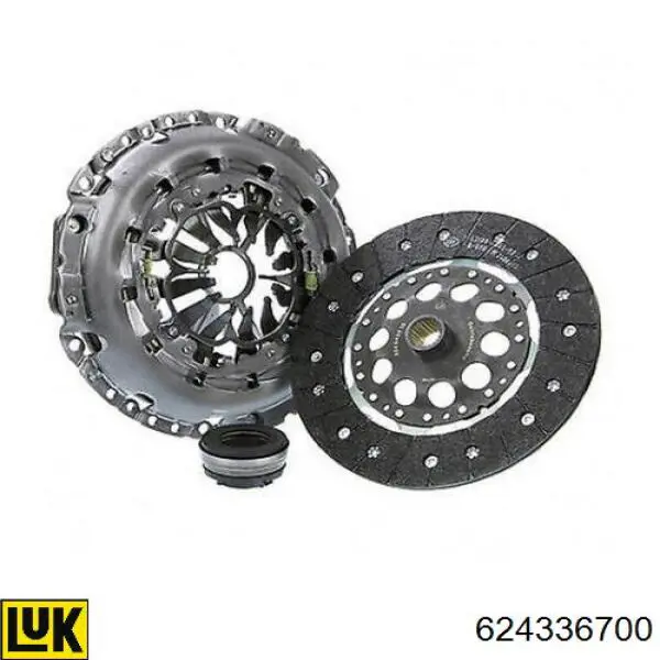 624336700 LUK Kit de embraiagem (3 peças)