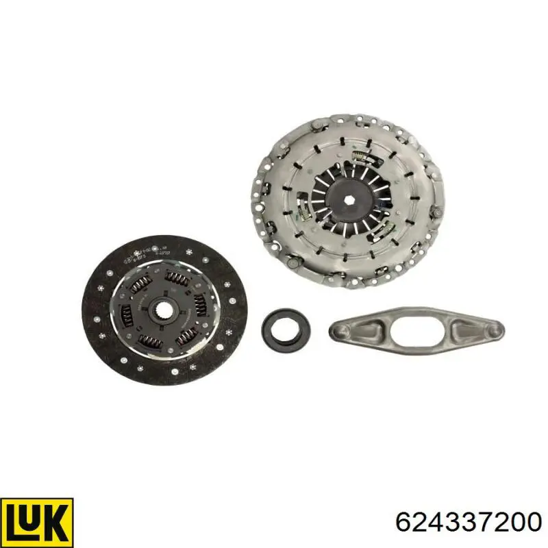 624337200 LUK Kit de embraiagem (3 peças)