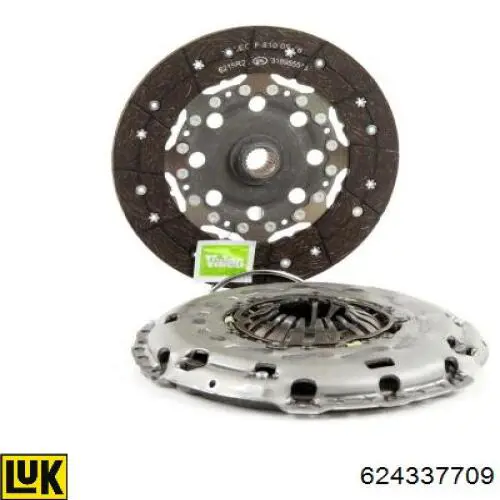 624337709 LUK Kit de embraiagem (3 peças)
