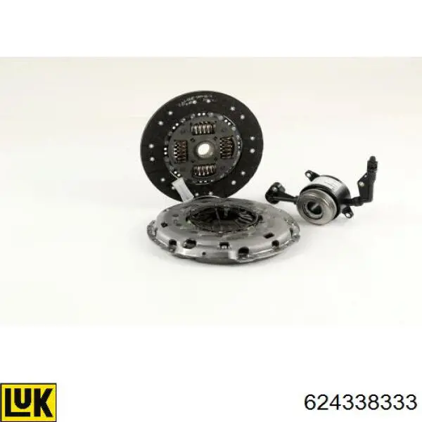 624338333 LUK Kit de embraiagem (3 peças)
