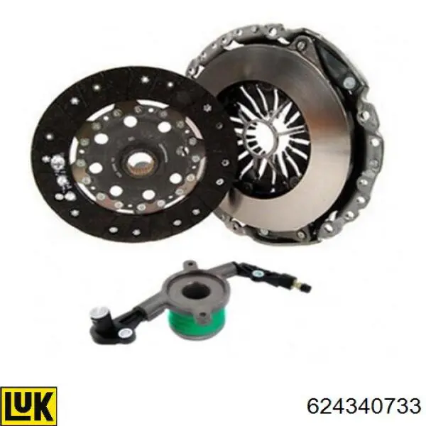 Kit de embraiagem (3 peças) LUK 624340733 preço, a partir de 415,99 USD
