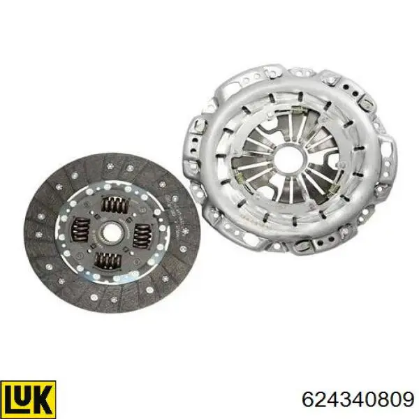 Kit de embraiagem (3 peças) LUK 624340809 preço, a partir de 227,52 USD