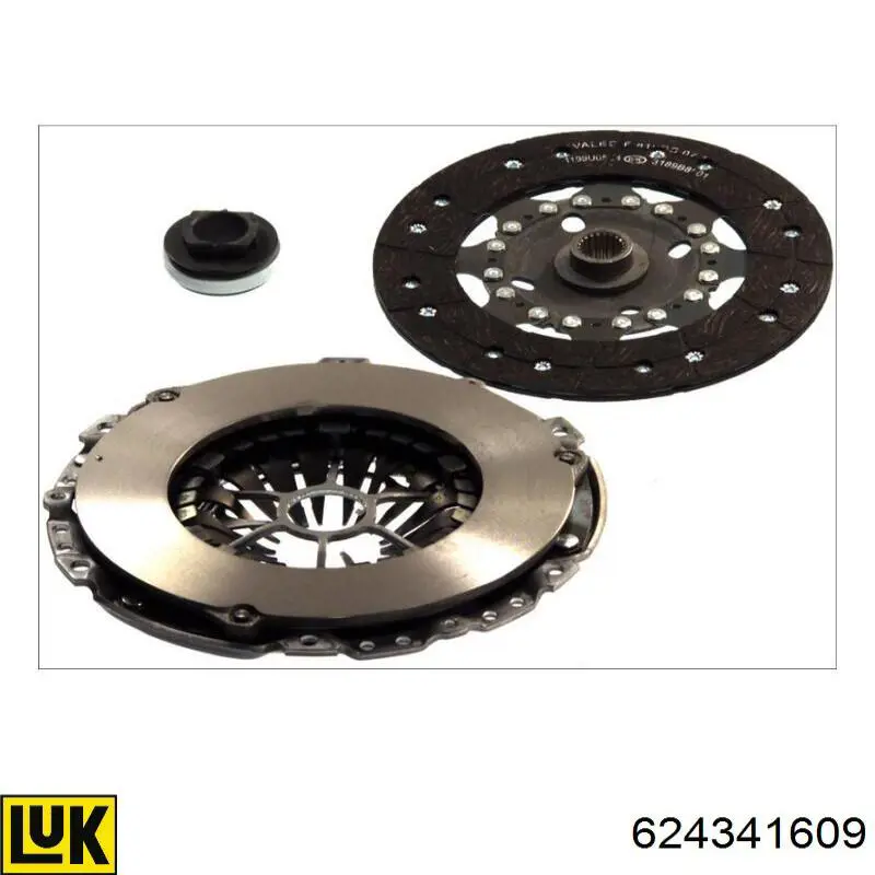 624341609 LUK Kit de embraiagem (3 peças)
