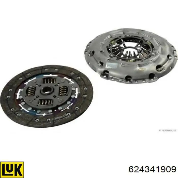 Kit de embraiagem (3 peças) LUK 624341909 preço, a partir de 229,63 USD
