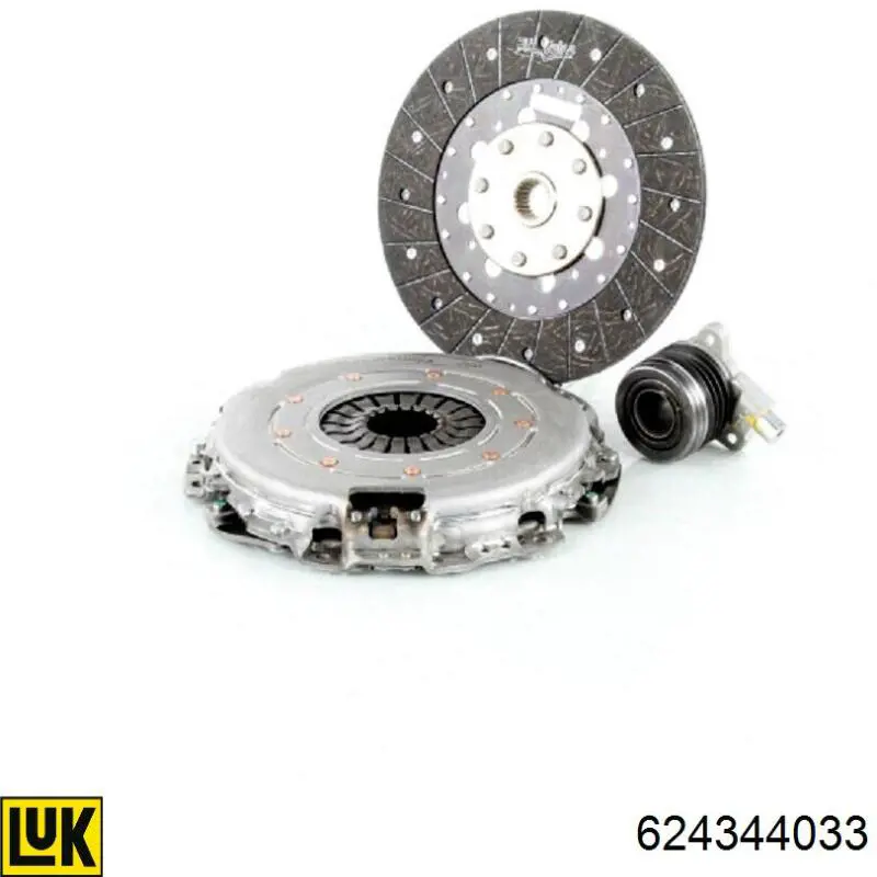 Kit de embraiagem (3 peças) LUK 624344033 preço, a partir de 386,08 USD