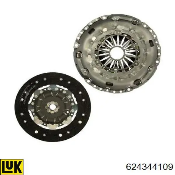 Kit de embraiagem (3 peças) LUK 624344109 preço, a partir de 218,17 USD