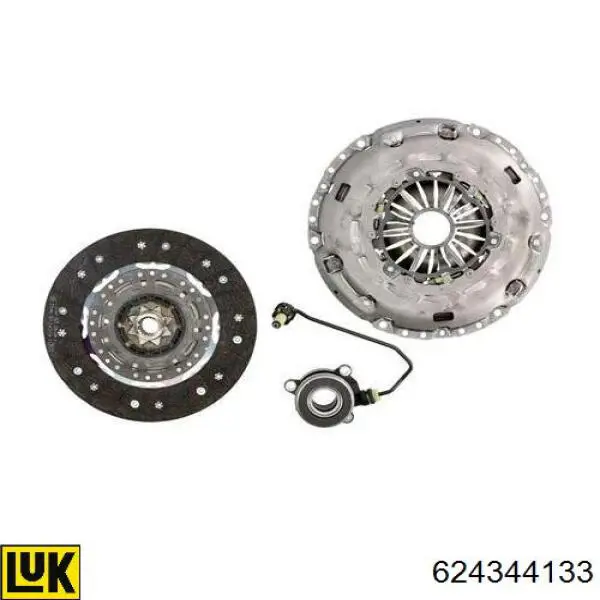 Kit de embraiagem (3 peças) LUK 624344133 preço, a partir de 326,52 USD