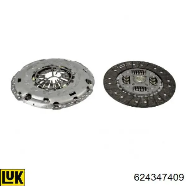 Kit de embraiagem (3 peças) LUK 624347409 preço, a partir de 388,64 USD