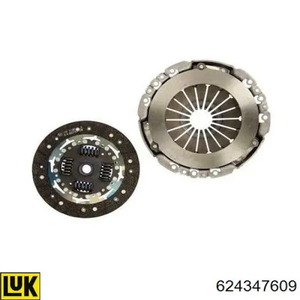 Kit de embraiagem (3 peças) LUK 624347609 preço, a partir de 150,54 USD