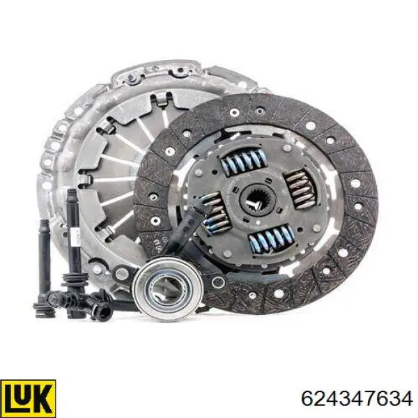 Kit de embraiagem (3 peças) LUK 624347634 preço, a partir de 248,13 USD