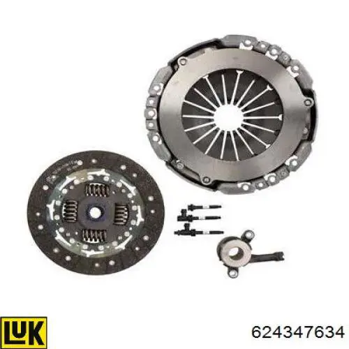 Compre 624347634 LUK Kit de embraiagem (3 peças)