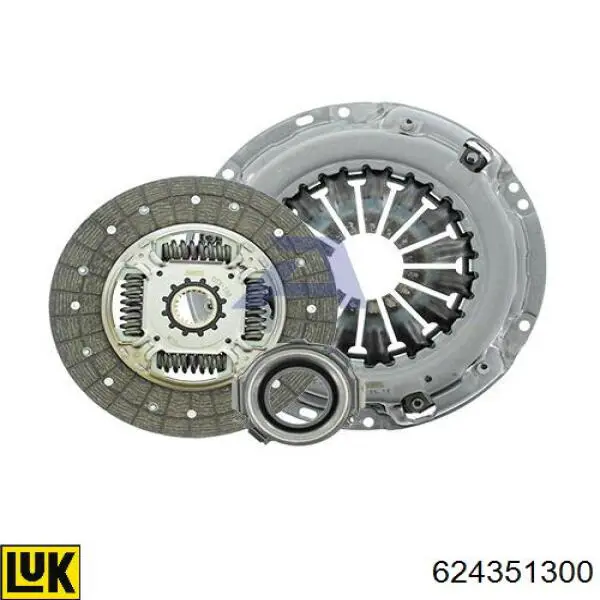 Compre 624351300 LUK Kit de embraiagem (3 peças)