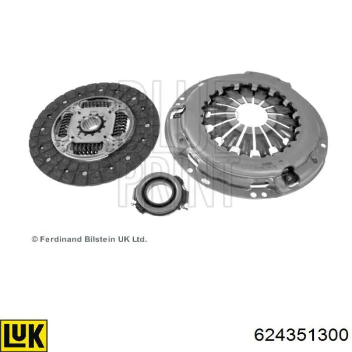 624351300 LUK Kit de embraiagem (3 peças)