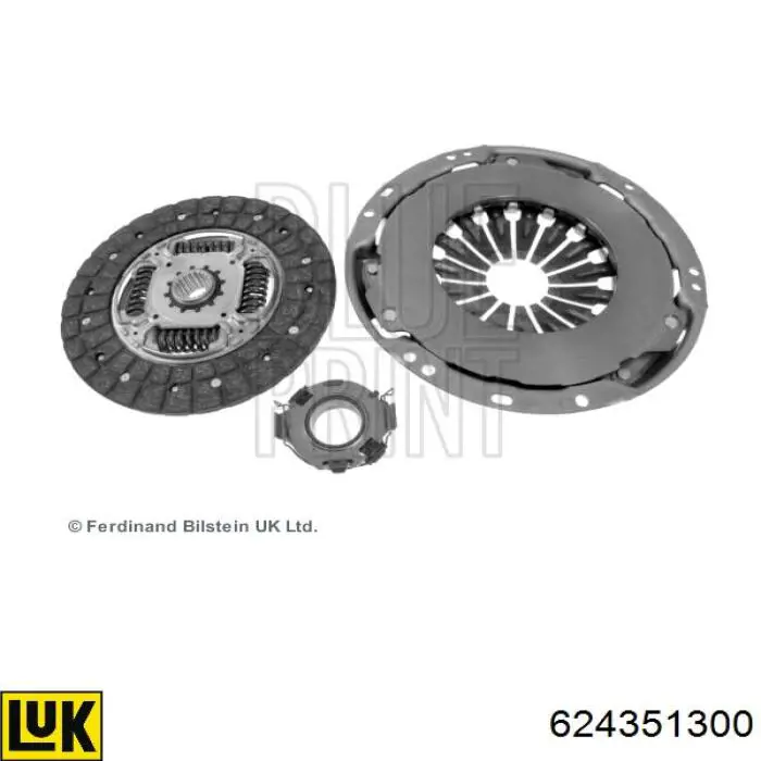 Kit de embraiagem (3 peças) LUK 624351300 preço, a partir de 250,40 USD