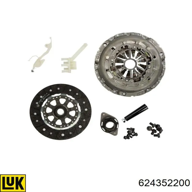 624352200 LUK Kit de embraiagem (3 peças)