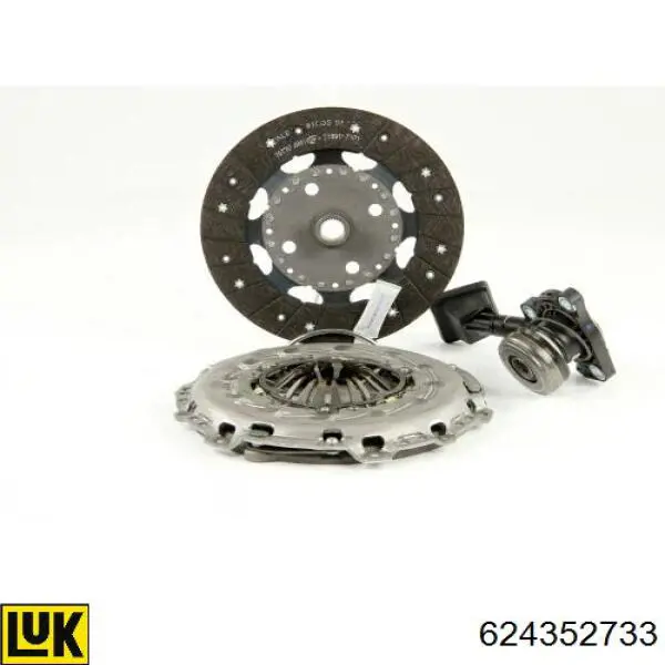 Kit de embraiagem (3 peças) LUK 624352733 preço, a partir de 323,79 USD