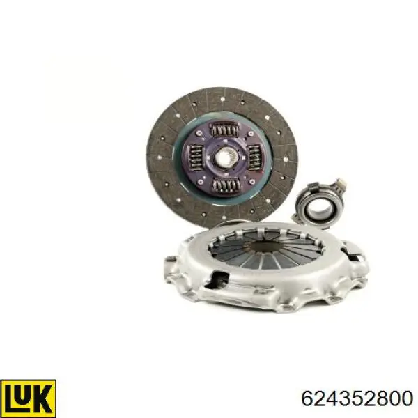Compre 624352800 LUK Kit de embraiagem (3 peças)