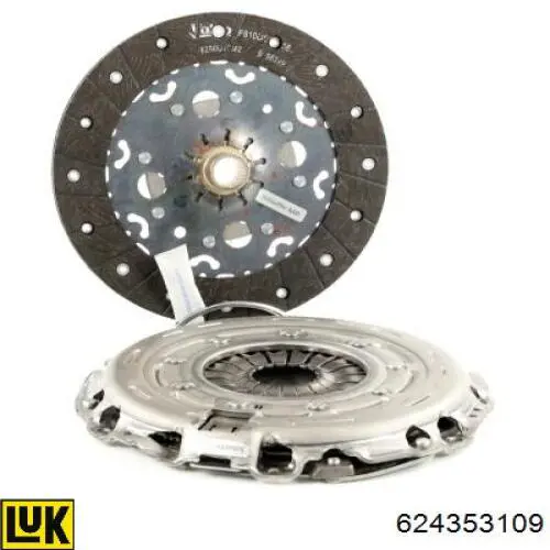 624353109 LUK Kit de embraiagem (3 peças)