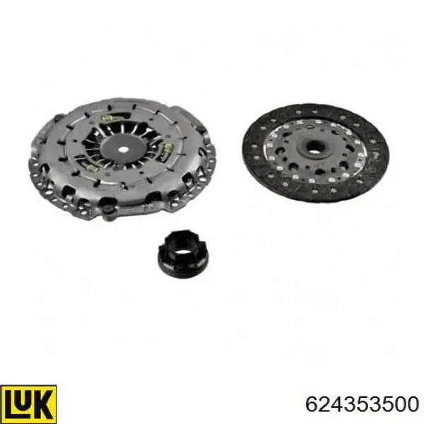 Compre 624353500 LUK Kit de embraiagem (3 peças)