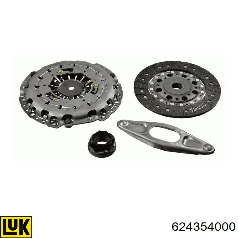 Kit de embraiagem (3 peças) LUK 624354000 preço, a partir de 209,07 USD