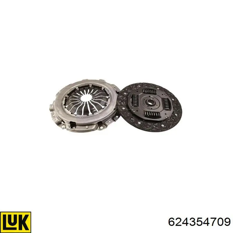 Kit de embraiagem (3 peças) LUK 624354709 preço, a partir de 137,50 USD