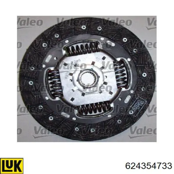 624354733 LUK Kit de embraiagem (3 peças)