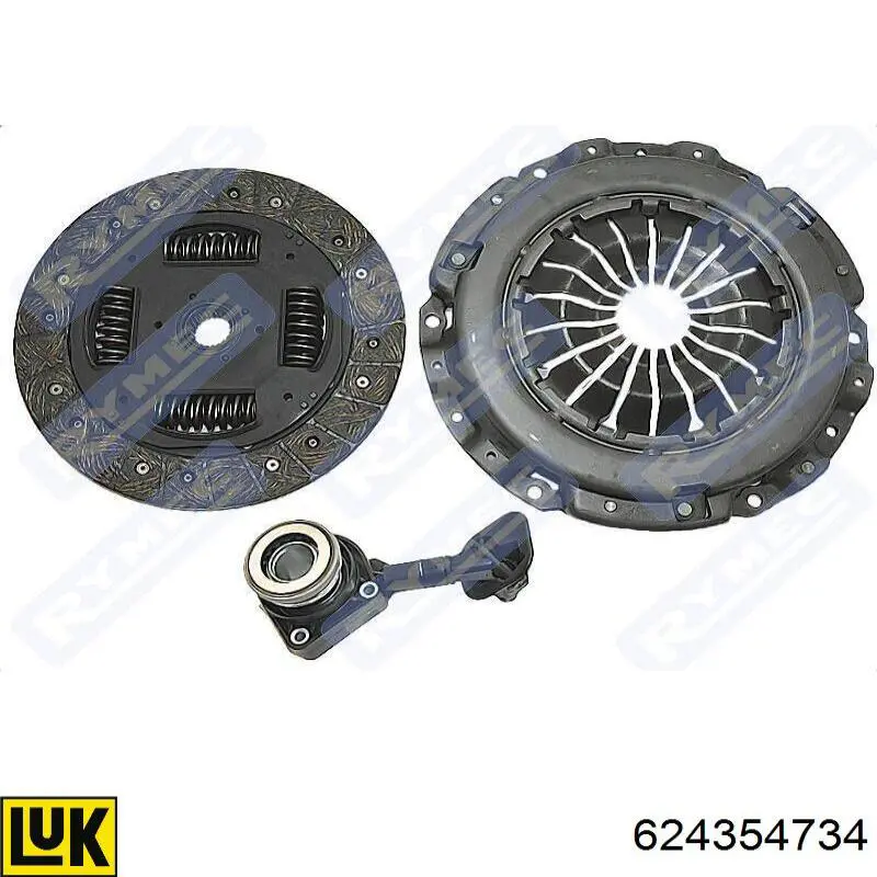 Kit de embraiagem (3 peças) LUK 624354734 preço, a partir de 245,11 USD