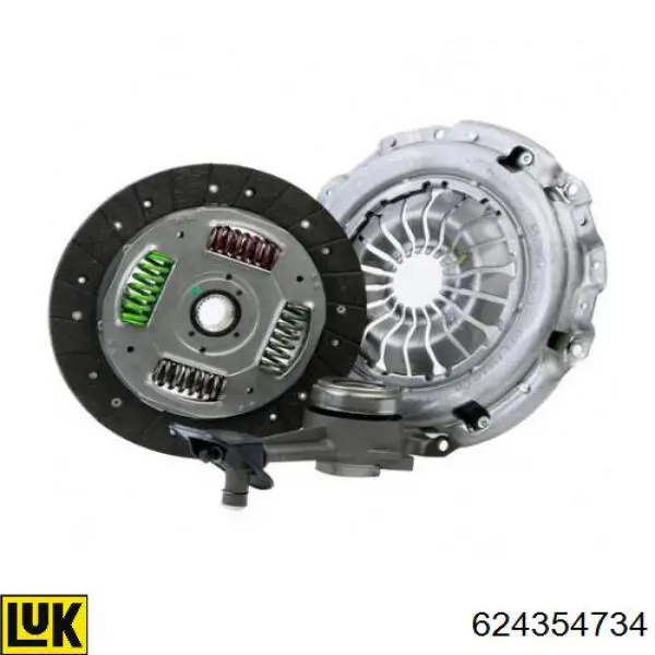 624354734 LUK Kit de embraiagem (3 peças)