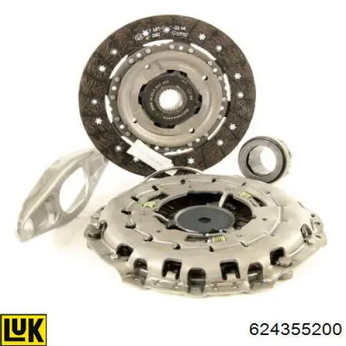 Kit de embraiagem (3 peças) LUK 624355200 preço, a partir de 237,63 USD