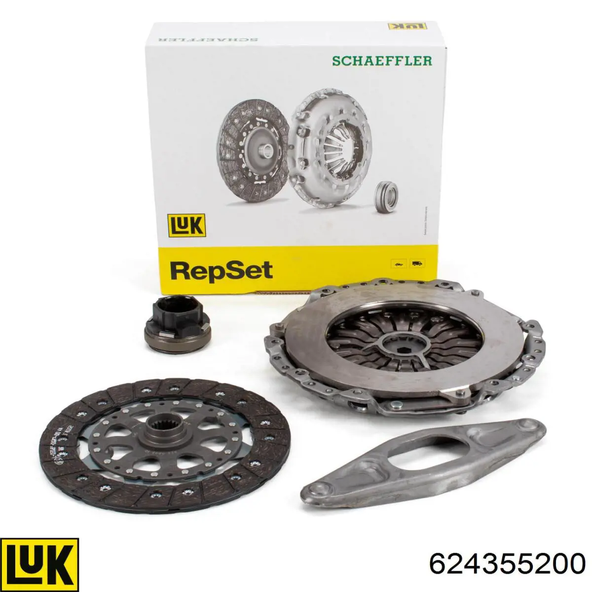 Compre 624355200 LUK Kit de embraiagem (3 peças)