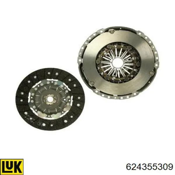 624355309 LUK Kit de embraiagem (3 peças)