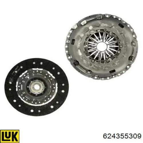 Kit de embraiagem (3 peças) LUK 624355309 preço, a partir de 283,17 USD