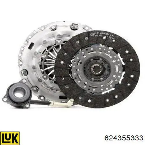624355333 LUK Kit de embraiagem (3 peças)