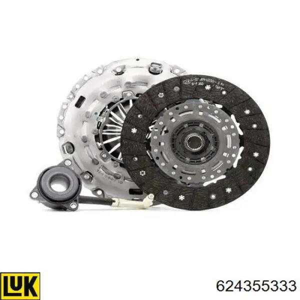 Kit de embraiagem (3 peças) LUK 624355333 preço, a partir de 369,32 USD