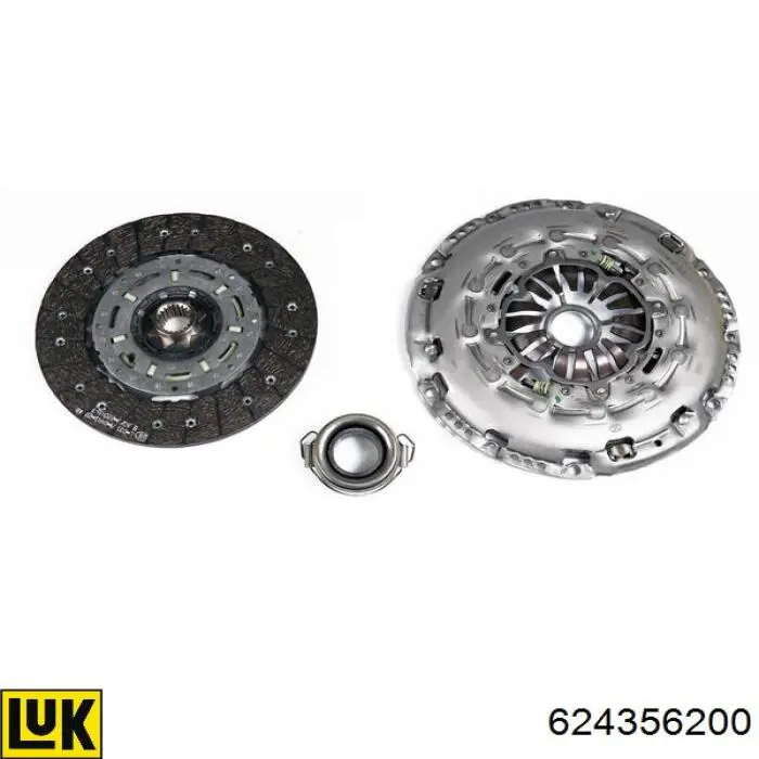 Kit de embraiagem (3 peças) LUK 624356200 preço, a partir de 281,06 USD