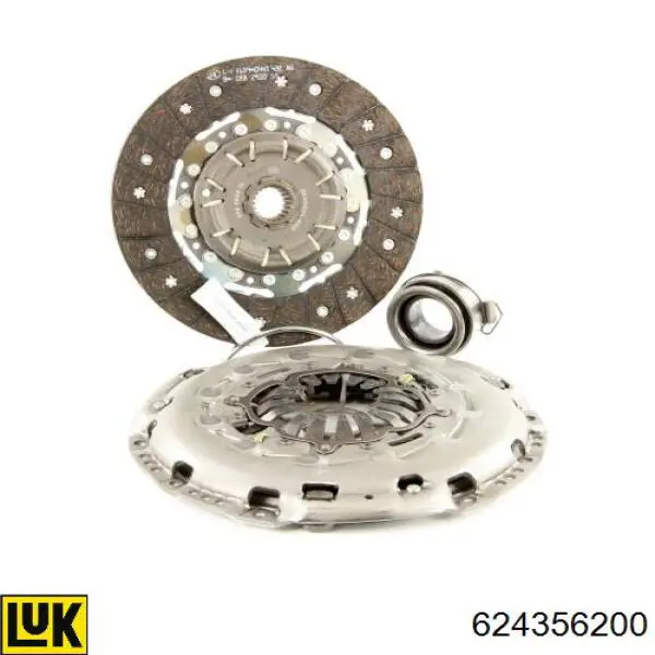 Compre 624356200 LUK Kit de embraiagem (3 peças)