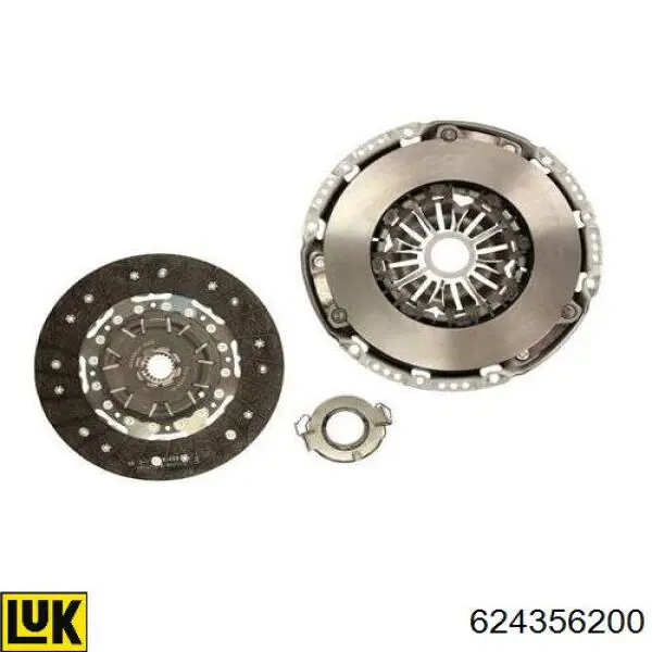Kit de embraiagem (3 peças) LUK 624356200 preço, a partir de 281,06 USD