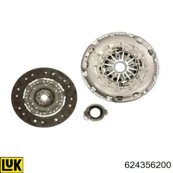 Compre 624356200 LUK Kit de embraiagem (3 peças)