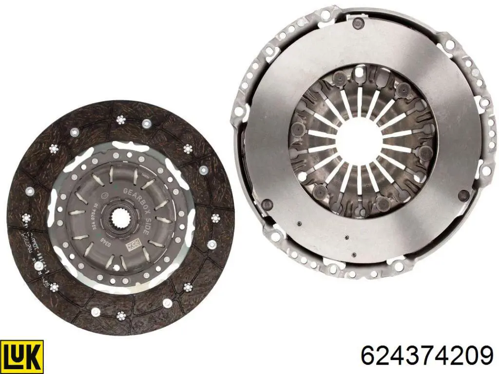 Kit de embraiagem (3 peças) LUK 624374209 preço, a partir de 199,34 USD