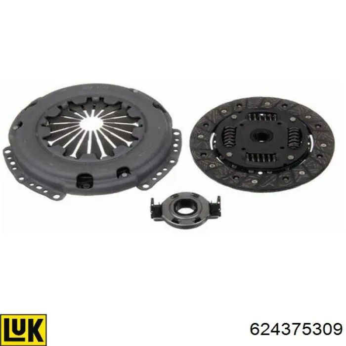 Kit de embraiagem (3 peças) LUK 624375309 preço, a partir de 294,92 USD