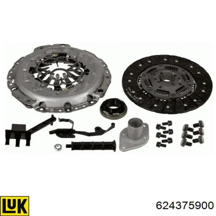 Kit de embraiagem (3 peças) LUK 624375900 preço, a partir de 450,85 USD